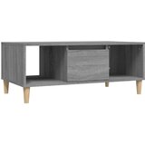 Klubska mizica siva sonoma 90x50x36,5 cm inženirski les, (20714259) | Shoptok.si