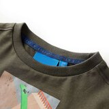  Dječja majica dugih rukava kaki 140 | shoptok.hr