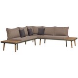  4-dijelna vrtna garnitura od masivnog bagremovog drva smeđa | shoptok.hr