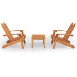  3-dijelna vrtna garnitura Adirondack masivno bagremovo drvo | shoptok.hr