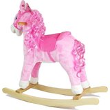 Lean_Toys Gugalni konjiček roza s kodri | Shoptok.si