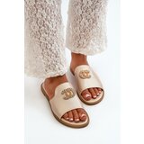 S. BARSKI Elegant Women's Shiny Slippers With Decoration S.Barski | shoptok.hr