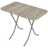 alesta Sklopivi sto AL10028BM 60x100cm smeđi | Eponuda.com