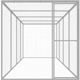 vidaXL Kavez za mačke 6 x 1 5 x 1 5 m od pocinčanog čelika | shoptok.hr