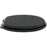 Toaletni pokrov s tiho zaporo Črna 44 x 38 cm MDF plošča, (5000208004) | Shoptok.si