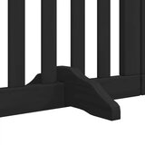  Vrata za pse s vratašcima 15 panela sklopiva 750 cm drvo topole | shoptok.hr
