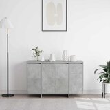  Kreveta Beton siva 120 x 41 x 75 cm Konstruirano drvo | shoptok.hr