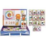 Smania magnetna slagalica TediGame - Sat (14 kartica i 120 kom) | shoptok.hr