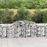 Lučne gabionske košare 25 kom 300x50x80/100cm pocinčano željezo | shoptok.hr