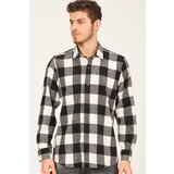 Dewberry G729 MEN'S PLAID SHIRT-BLACK | Shoptok.si