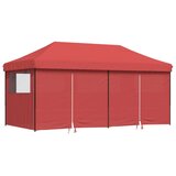 Šator za svadbe - šator za zabave Tamno crvena 292 x 580 x 315 cm Oxford tkanina - Tamno crvena s 4 bočna zida Da | shoptok.hr