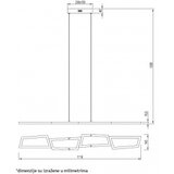 Vesta 493 visilica 37W 3000K bela 111431 | Eponuda.com