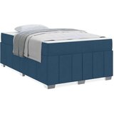  Konstrukcija postelje z vzmetnico Modra 120 x 200 cm blago, (5000127389) | Shoptok.si