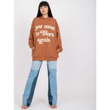 FANCY Sweatshirt-FA-BL-7716.39-light brown | Shoptok.si
