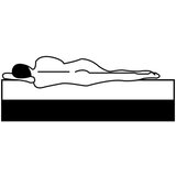  Dnevna postelja z vzmetnico 90x200 cm trdna borovina, (20646048) | Shoptok.si