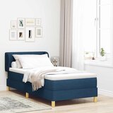  s opruga kutije s uzglavljem Plava 90 x 200 cm tkanina | shoptok.hr