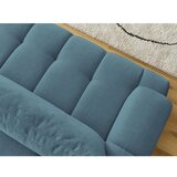 Bobochic Paris Modra raztegljiva/s prostorom za shranjevanje sedežna garnitura 251 cm Fuji – | Shoptok.si