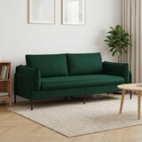 SOFA za 3 osobe Tamnozelena 222 x 81 x 89 cm Bar&amp;scaron;un Slike