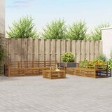  Set vanjskih sofa 8 kom. Prirodna Čvrsto drvo akacije | shoptok.hr