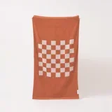 terakota narančasti pamučni ručnik za plažu Luxe Games, 175 x 90 cm
