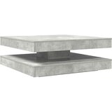 vidaXL Klubska mizica betonsko siva 90x90x34,5 cm | Shoptok.si