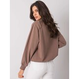 RUE PARIS Sweatshirt-RV-BL-7212.23P-brown | Shoptok.si
