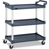 Royal Catering Servisni natakarski voziček, 3 plastične police, 84 x 49 cm, do 150 kg, (21298155) Cene