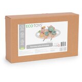 ECO TOYS Drveni set za čaj, šalice za čajnik, 14 komada, | shoptok.hr