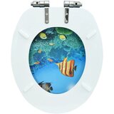  Toaletna daska s mekim zatvaranjem MDF s uzorkom dubokog mora | shoptok.hr