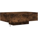  Stolić za kavu s LED svjetlima boja dimljenog hrasta 85x55x31cm | shoptok.hr