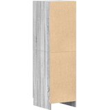 vidaXL Kuhinjska omarica siva sonoma 38x41,5x131,5 cm inž. les | Shoptok.si