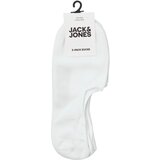 Jack & Jones muške čarape 12260080, 3 para, Bele