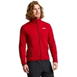 Puloverji Act Grid Fleece Rdeča