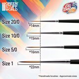 Green Stuff World synthetic cel shading brush 20/0 | Eponuda.com