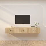 vidaXL Zidni TV ormarići 3 kom boja hrasta sonome 80x34 5x40 cm | shoptok.hr