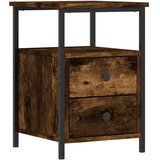  Noćni ormarić boja hrasta 34x35,5x50 cm od konstruiranog drva | shoptok.hr