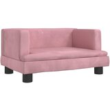 vidaXL Pasja postelja roza 60x40x30 cm žamet, (21243928) | Shoptok.si