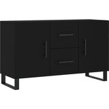 Maison Chic Komoda - Predalnik črno 100x36x60 cm inženirski les, (21715677) Cene