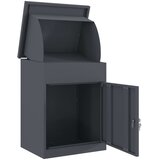  Sandučić za pakete s pohranom Antracit 47,5 x 38 x 59 cm Čelik | shoptok.hr