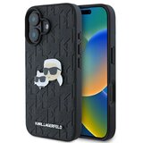 Karl Lagerfeld OVITEK MONOGRAM KARL & CHOUPETTE HEAD PIN ZA IPHONE 16 ČRN, (21897062) | Shoptok.si