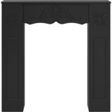  Okvir za kamin Crna 102 x 20 x 102 cm Konstruirano drvo | shoptok.hr