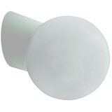  Okrogla LED stenska svetilka (Poševno plastično grlo, Ø x V: 15 x 20,5 cm, 9 W, Toplo bela) | Shoptok.si