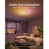 GOVEE LED RGBICWW prigu&amp;scaron;iva stropna LED svetiljka/55W/230V, prečnik 46 cm Matter Wi-Fi Slike