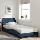  Krevet s madracem Dover plavi 80x200 cm od tkanine | shoptok.hr