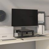 The Living Store Stojalo za monitor črno 33,5x34x10,5 cm - Stojalo Za Monitor, (21376629) Cene