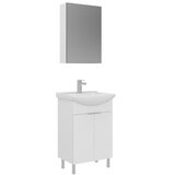 Hanah home Kupatilski ormarić sa umivaonikom i ogledalom (2 komada) Purus 55 479 | Eponuda.com