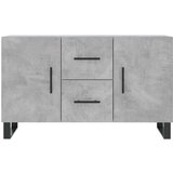 Komoda siva boja betona 100x36x60 cm od konstruiranog drva | shoptok.hr