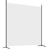 Sobna pregrada s 2 panela bijela 348 x 180 cm od tkanine | Eponuda.ba
