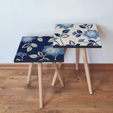 Hanah home 2Shp411 - Navy Blue Navy BlueBlueBeige Nesting Table (2 Pieces) | ePonuda.com