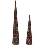  Božični okrasek Krist+ Modra Fuksija Bleščice Vianoce 9,5 x 60 x 9,5 cm Stožci | Shoptok.si